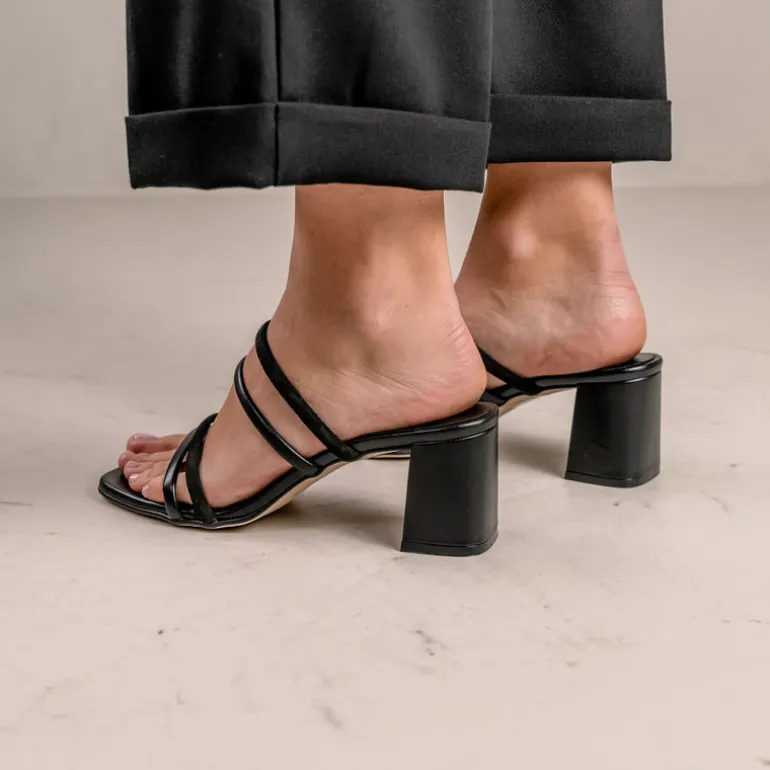 Sandalias Nolita de tiras combinadas y tacón ancho para mujer