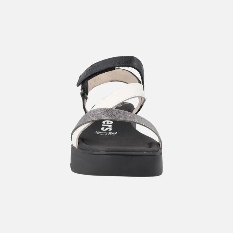 Sandalias Pandora con tiras combinadas y plataforma Extralight