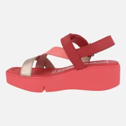 Sandalias Pandora con tiras combinadas y plataforma Extralight