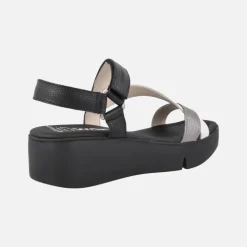 Sandalias Pandora con tiras combinadas y plataforma Extralight