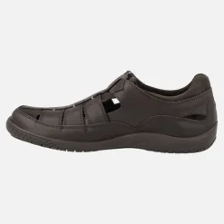 Sandalias para hombre Meridian Basics en piel marrón