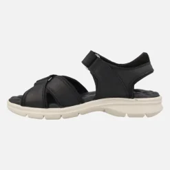 Sandalias para hombre Panama jack Sanders en napa grass negra