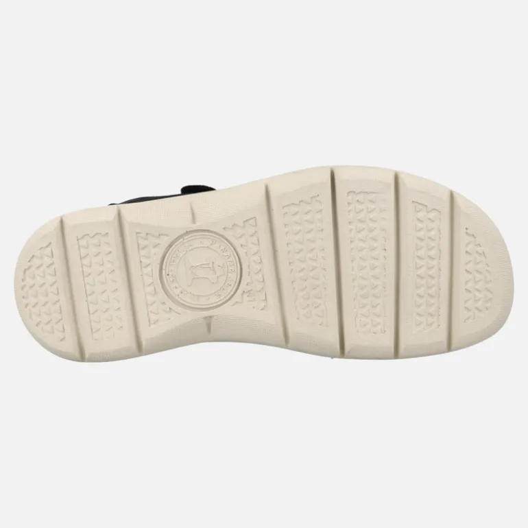 Sandalias para hombre Panama jack Sanders en napa grass negra