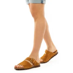 Sandalias para hombre Saturno en serraje cuero