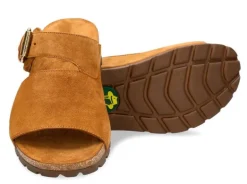 Sandalias para hombre Saturno en serraje cuero