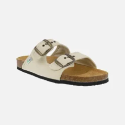 Sandalias para mujer Tropic en algodón orgánico con piso BIO
