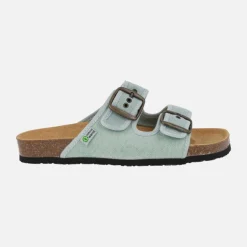Sandalias para mujer Tropic en algodón orgánico con piso BIO