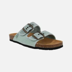 Sandalias para mujer Tropic en algodón orgánico con piso BIO