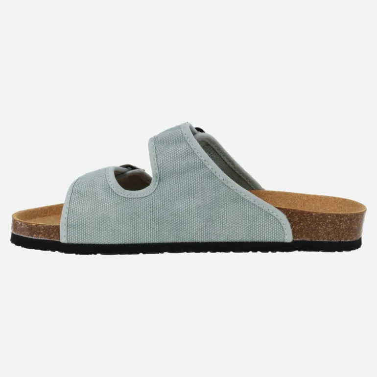 Sandalias para mujer Tropic en algodón orgánico con piso BIO
