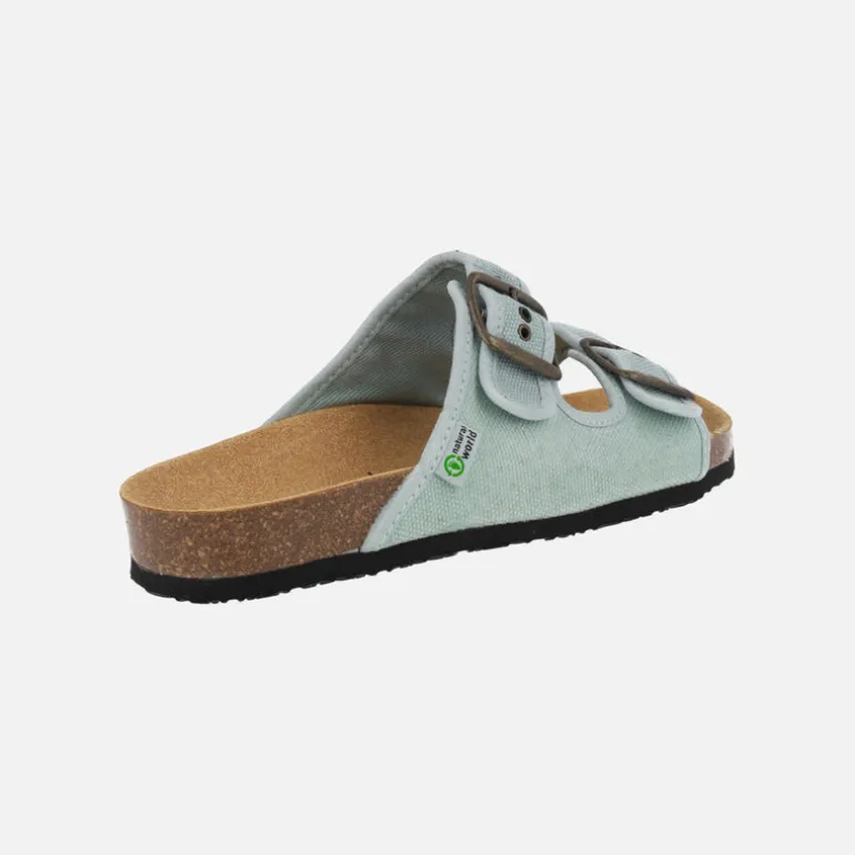 Sandalias para mujer Tropic en algodón orgánico con piso BIO