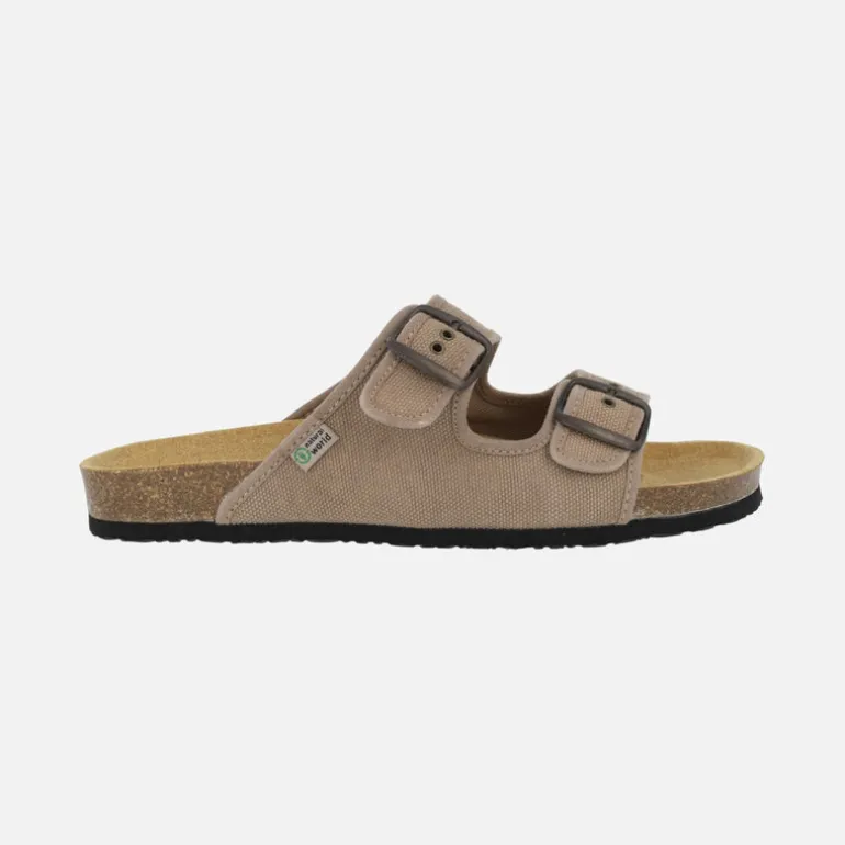 Sandalias para mujer Tropic en algodón orgánico con piso BIO