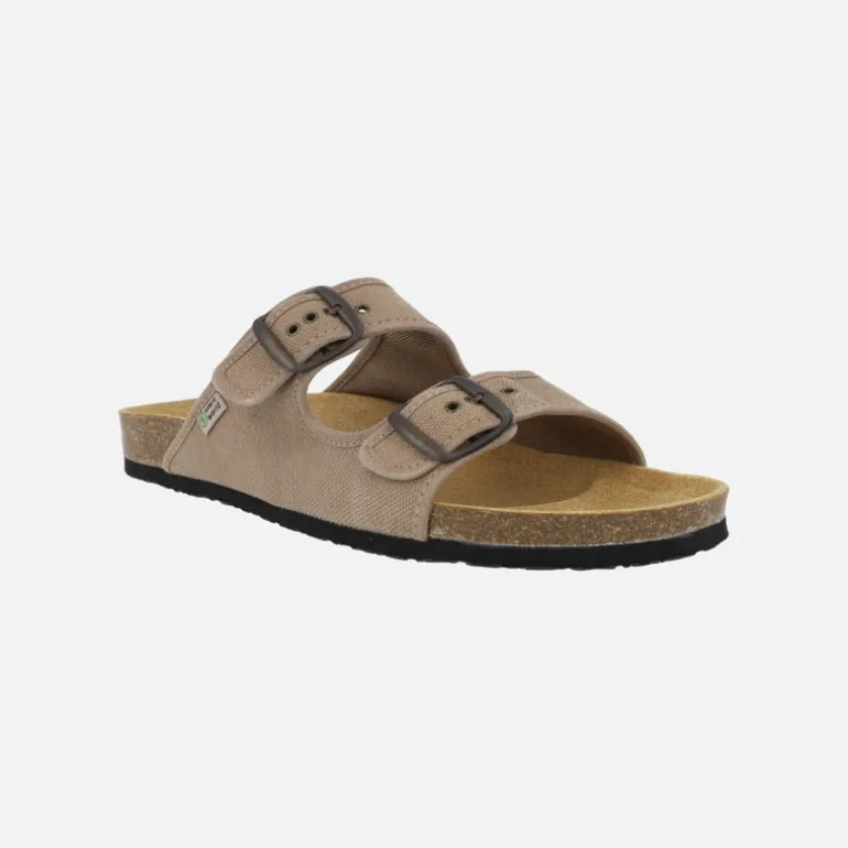 Sandalias para mujer Tropic en algodón orgánico con piso BIO