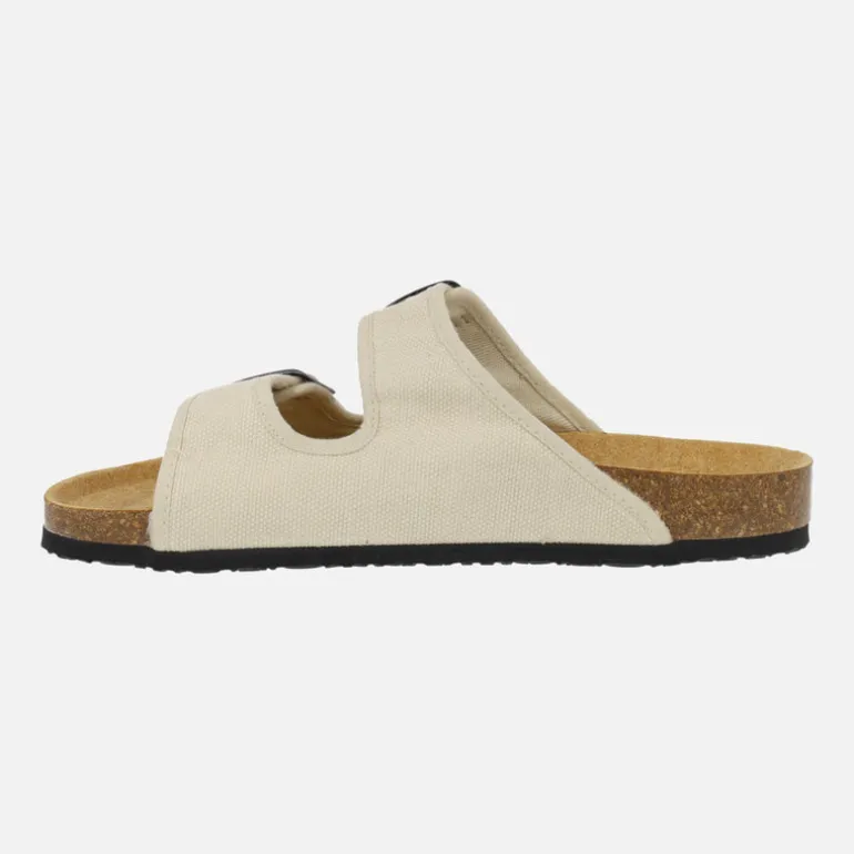 Sandalias para mujer Tropic en algodón orgánico con piso BIO