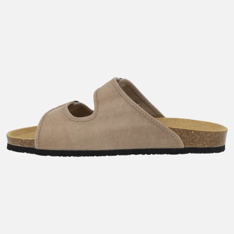 Sandalias para mujer Tropic en algodón orgánico con piso BIO