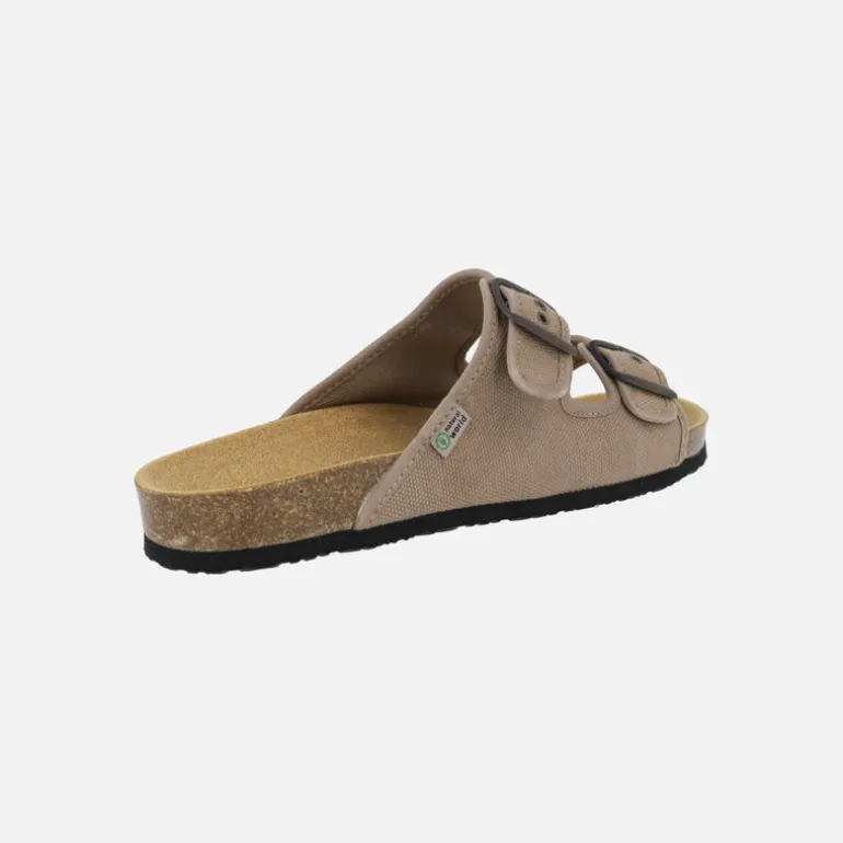 Sandalias para mujer Tropic en algodón orgánico con piso BIO