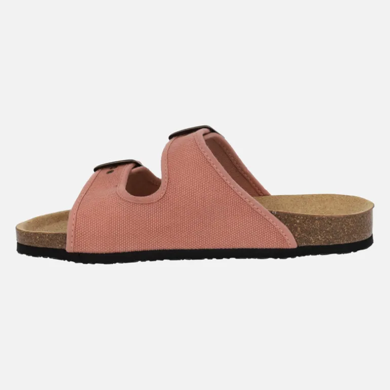 Sandalias para mujer Tropic en algodón orgánico con piso BIO