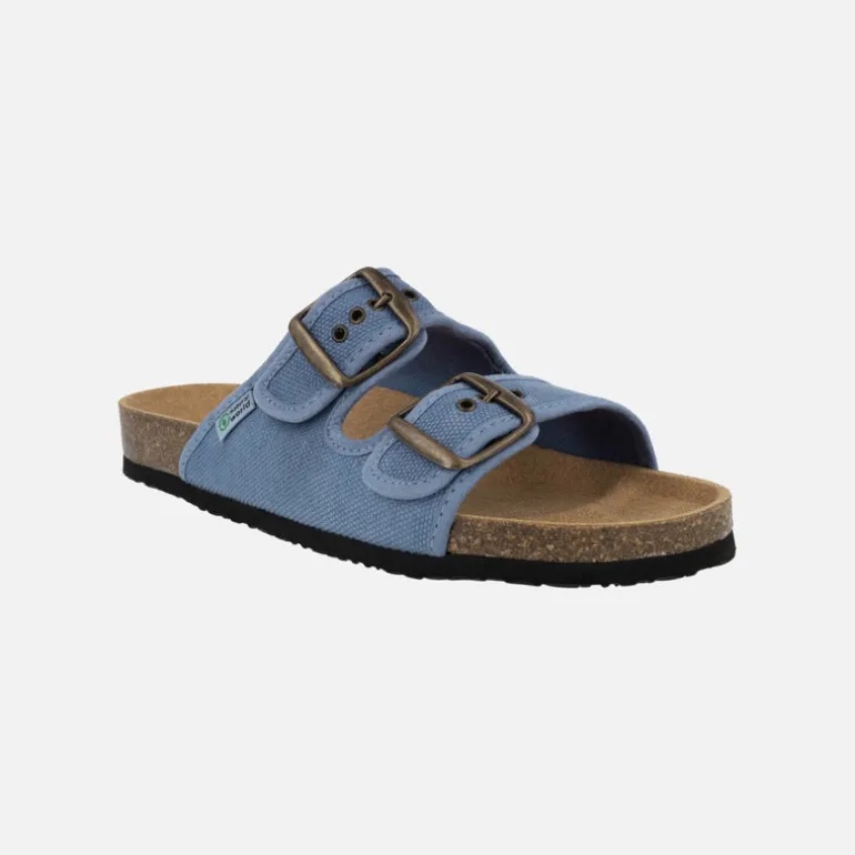 Sandalias para mujer Tropic en algodón orgánico con piso BIO