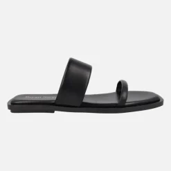 Sandalias planas de piel Gia