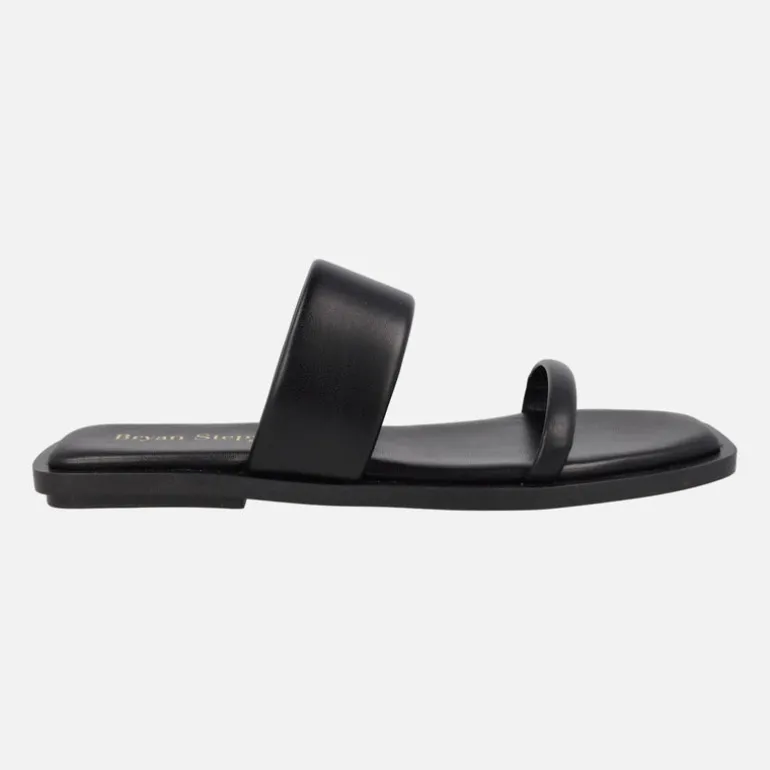 Sandalias planas de piel Gia