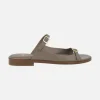 Sandalias planas de piel para mujer Lottusse Nylo con hebillas