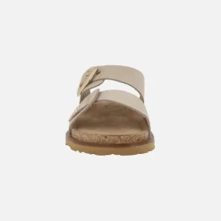 Sandalias planas de piel Bolus 254 con hebilla asimétrica