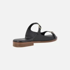 Sandalias planas de piel para mujer Lottusse Nylo con hebillas