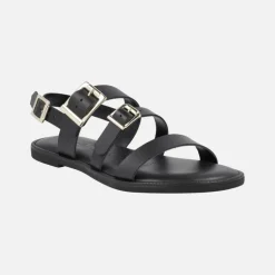 Sandalias planas de piel con hebillas Zorion