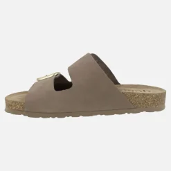 Sandalias planas de piel estilo bios con hebillas Jerba 700