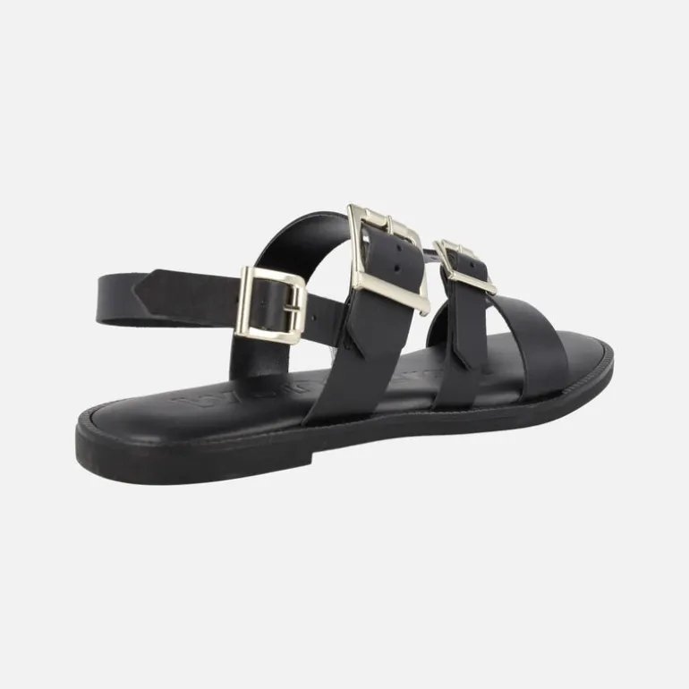 Sandalias planas de piel con hebillas Zorion