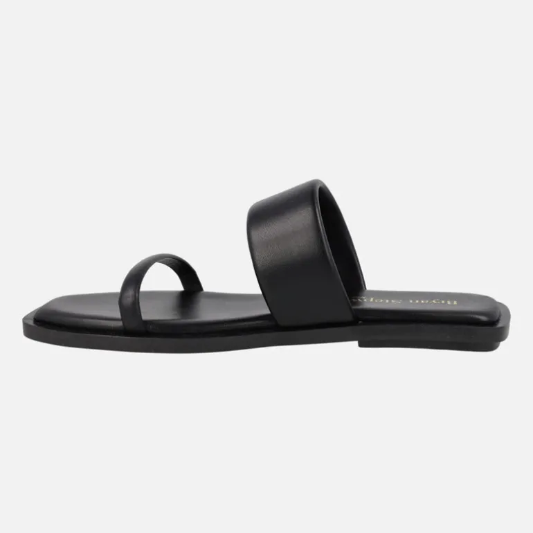 Sandalias planas de piel Gia