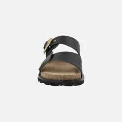 Sandalias planas de piel Bolus 254 con hebilla asimétrica