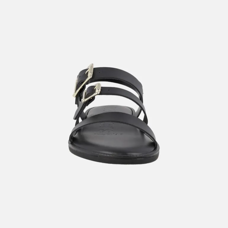 Sandalias planas de piel con hebillas Zorion