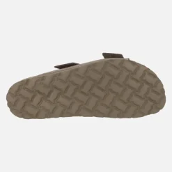 Sandalias planas de piel estilo bios con hebillas Jerba 700
