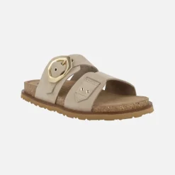 Sandalias planas de piel Bolus 254 con hebilla asimétrica