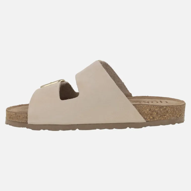 Sandalias planas de piel estilo bios con hebillas Jerba 700