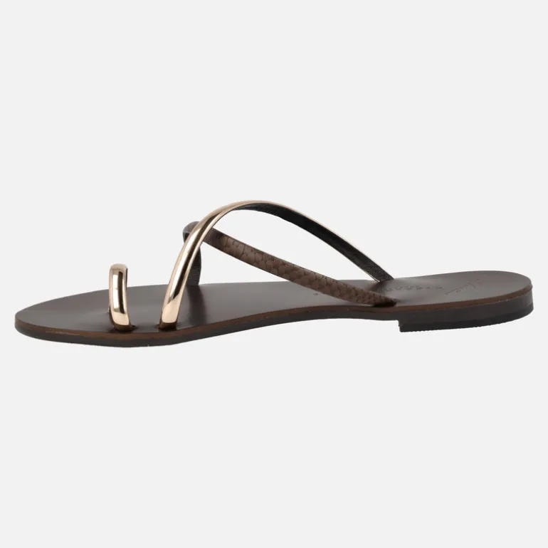 Sandalias planas de tiras Nicolás Lainas