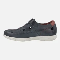 Sandalias semiabiertas para hombre con cierre de velcro Sumatra