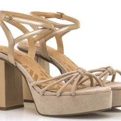 Sandalias Sindy con pala de nudo y plataforma