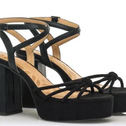Sandalias Sindy con pala de nudo y plataforma