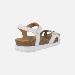 Sandalias Sulia Basics en piel con cierre de velcro