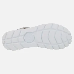 Sandalias Sulia Basics en piel con cierre de velcro