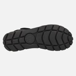 Sandalias Sulia Basics en piel con cierre de velcro