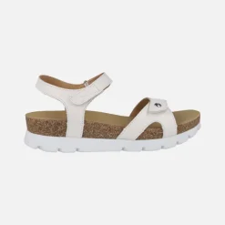 Sandalias Sulia Basics en piel con cierre de velcro
