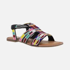 Sandalias étnicas multicolor Raccuja