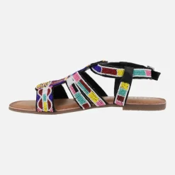Sandalias étnicas multicolor Raccuja