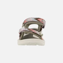 Sandalias Tornado en combinado rosa y kaki con cierre de velcro
