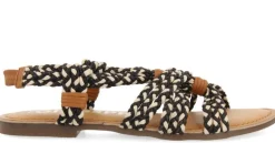 Sandalias trenzadas bicolor Matupa para mujer