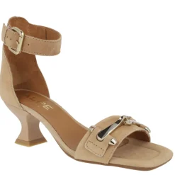 Sandalias Versalles en ante beige para mujer