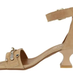 Sandalias Versalles en ante beige para mujer