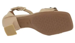 Sandalias Versalles en ante beige para mujer